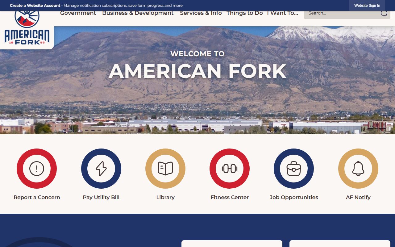 American Fork City Hall and City Recorder office for public records access