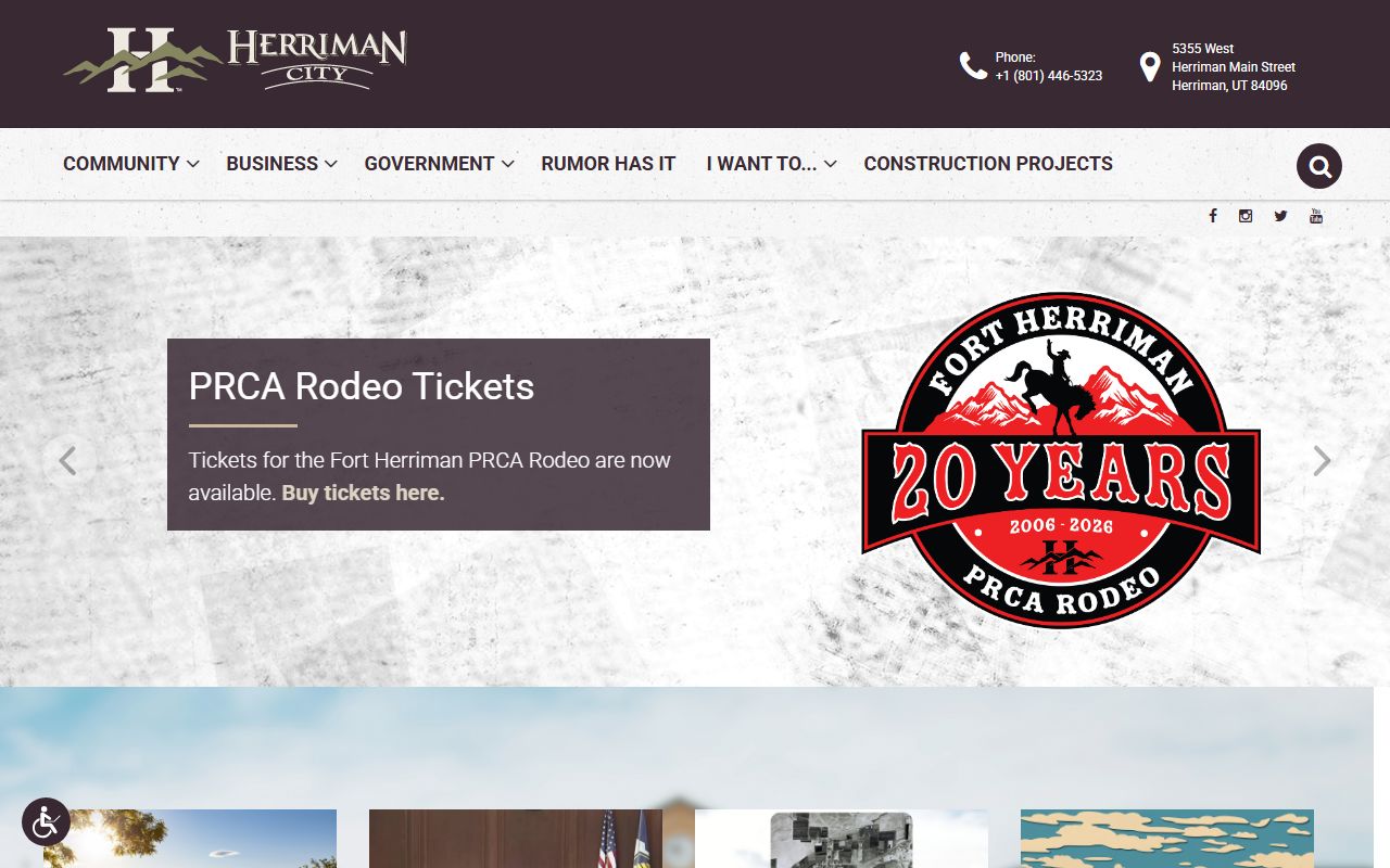 Herriman City public records portal and city recorder office