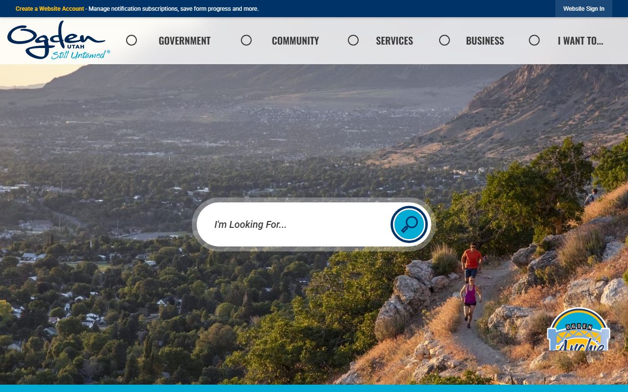 Ogden city government and city recorder public records page