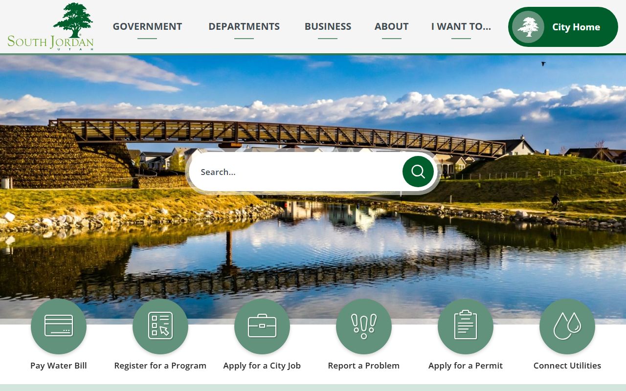 South Jordan city government and city recorder public records portal